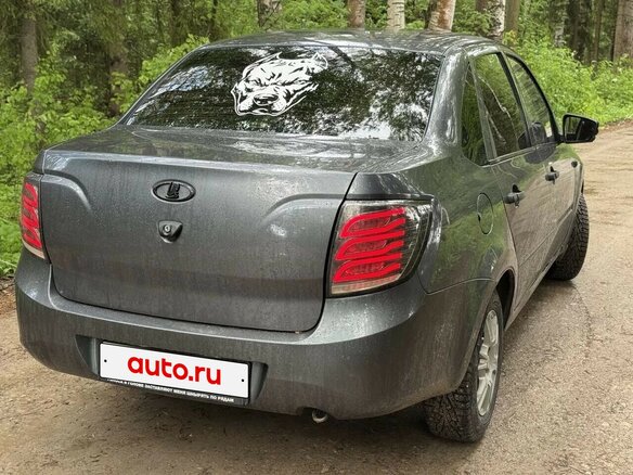 2014 Lada (ВАЗ) Granta I, серебристый - вид 5