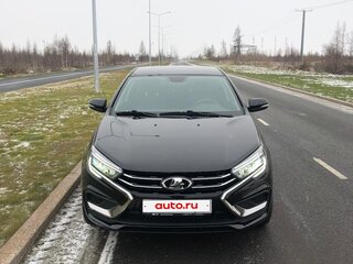 2024 Lada (ВАЗ) Vesta I Рестайлинг (NG), чёрный, 1600000 рублей, вид 2
