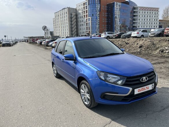 2022 Lada (ВАЗ) Granta I Рестайлинг, синий, 800000 рублей - вид 3