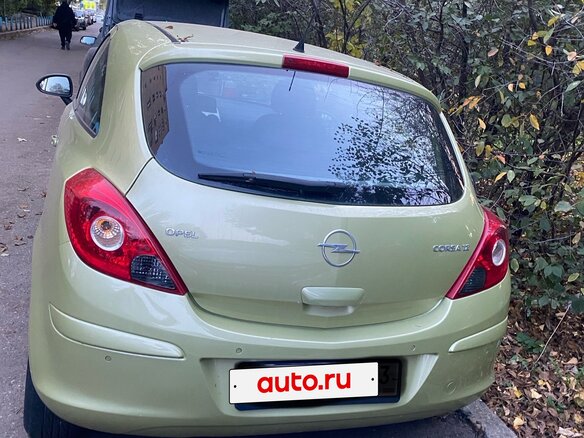 2006 Opel Corsa C Рестайлинг, зелёный, 500000 рублей - вид 3