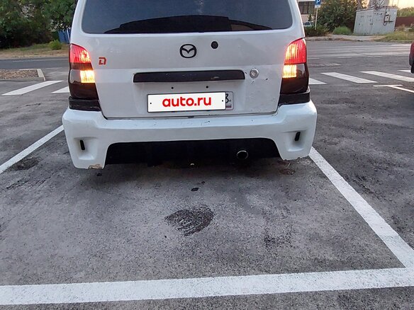 2000 Mazda Demio I (DW), белый, 260000 рублей - вид 4