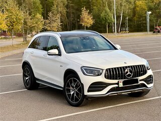 2021 Mercedes-Benz GLC AMG 43 AMG I (X253) Рестайлинг, белый, 4000000 рублей, вид 3