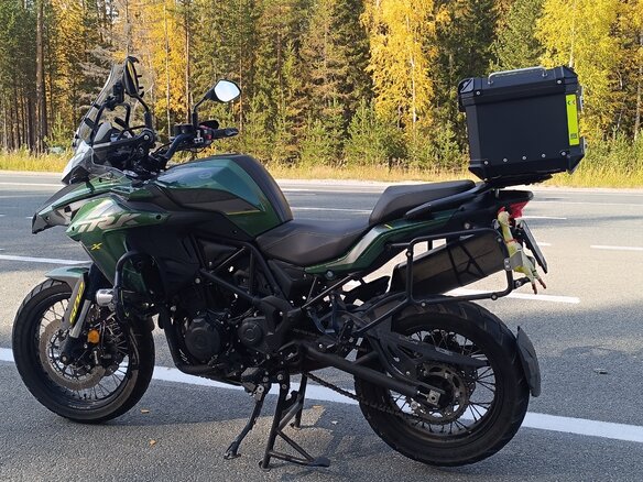 2024 Benelli TRK 502 X, зелёный, 550000 рублей - вид 7