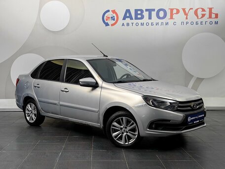 2019 Lada (ВАЗ) Granta I Рестайлинг, серебристый, 429000 рублей, вид 1