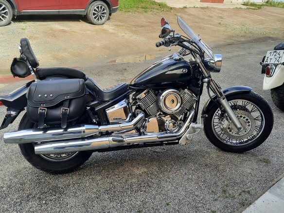 2006 Yamaha XVS1100, чёрный, 555000 рублей - вид 2