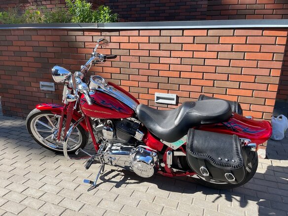 2007 Harley-Davidson CVO, красный - вид 37