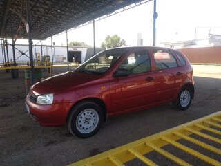 2008 Lada (ВАЗ) Kalina I, красный, 445000 рублей, вид 2