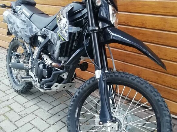 2019 Kawasaki KLX 250, чёрный, 535000 рублей