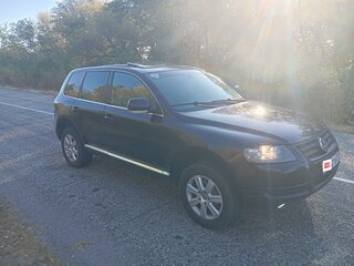 2004 Volkswagen Touareg I, чёрный, 750000 рублей, вид 5