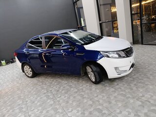 2015 Kia Rio 6-speed III, жёлтый, 649000 рублей, вид 4