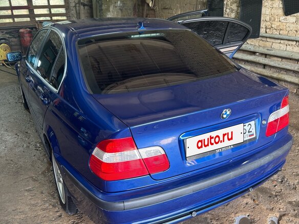 2003 BMW 3 серии 320i IV (E46) Рестайлинг, синий, 850000 рублей - вид 5