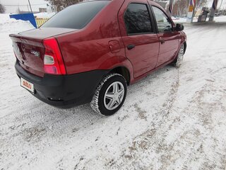 2011 Renault Logan I Рестайлинг, красный, 310000 рублей, вид 4