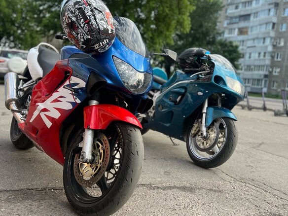 2000 Honda CBR 600F, синий, 350000 рублей