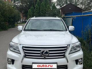 2013 Lexus LX 570 III Рестайлинг, белый, 3400000 рублей, вид 1