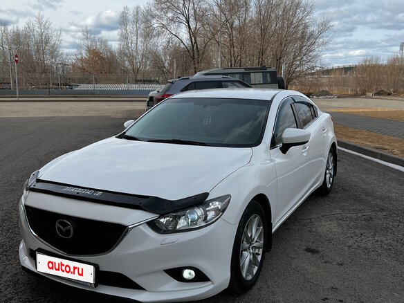 2018 Mazda 6 III (GJ) Рестайлинг 2, белый, 2150000 рублей - вид 1