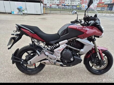 2012 Kawasaki Versys 650, красный, 450000 рублей, вид 4