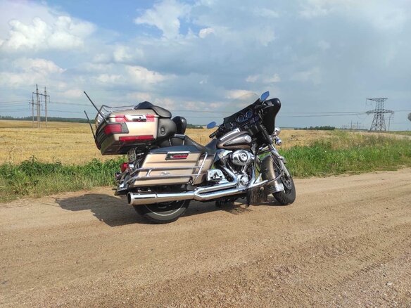 2003 Harley-Davidson Electra Glide, коричневый, 594334 рублей - вид 9