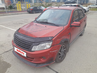 2013 Lada (ВАЗ) Granta I, красный, 490000 рублей, вид 2