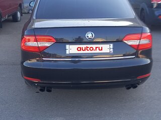 2014 Skoda Superb II Рестайлинг, чёрный, 1300000 рублей, вид 3