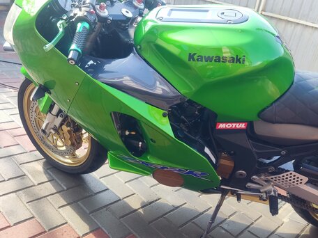 2000 Kawasaki ZX-12 Ninja, зелёный, 470000 рублей, вид 4