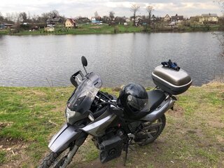 2007 Aprilia Pegaso 650 Trail, серый, 400000 рублей, вид 2