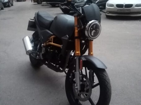 2021 Motoland Scrambler 250, серый, 155000 рублей, вид 2