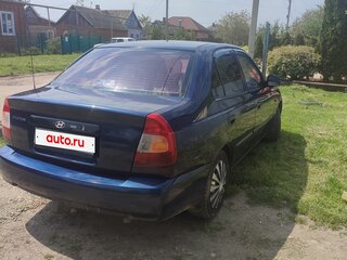 2008 Hyundai Accent ТагАЗ II, синий, 399999 рублей, вид 4