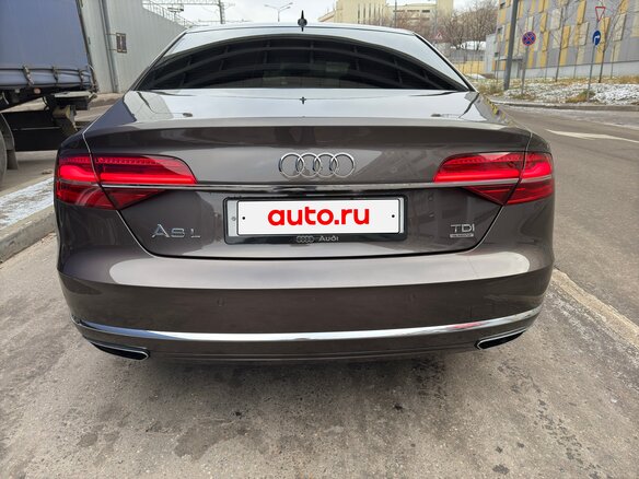 2015 Audi A8 Long III (D4) Рестайлинг, коричневый - вид 5