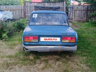 2007 Lada (ВАЗ) 2107, голубой, 120000 рублей, вид 4