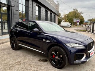 2018 Jaguar F-Pace I, синий, 2980000 рублей, вид 4