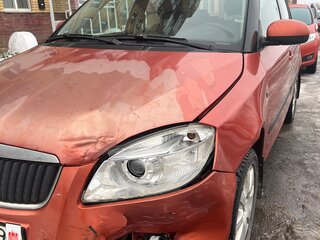 2009 Skoda Fabia II, оранжевый, 370000 рублей, вид 1