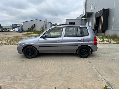 2002 Mazda Demio I (DW), голубой, 285000 рублей, вид 5