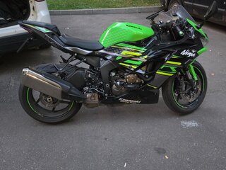 2019 Kawasaki ZX-6R Ninja, зелёный, 1000000 рублей, вид 4