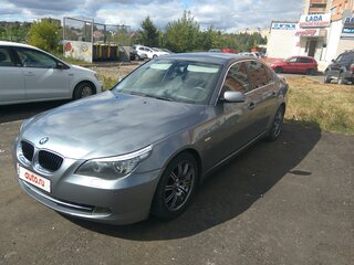 2007 BMW 5 серии 525i V (E60/E61) Рестайлинг, серый, 1250000 рублей, вид 5