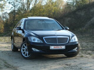 2008 Mercedes-Benz S-Класс 550 V (W221), чёрный, 1230000 рублей, вид 3