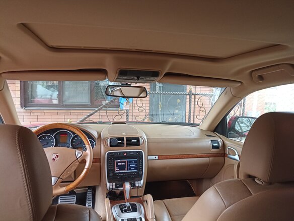 2007 Porsche Cayenne S I Рестайлинг (957), красный, 1450000 рублей - вид 9