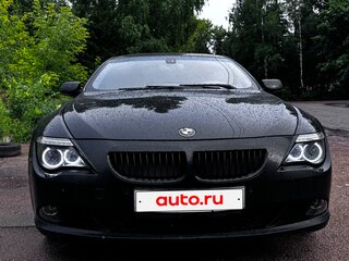 2008 BMW 6 серии 630i II (E63/E64) Рестайлинг, чёрный, 1400000 рублей, вид 2