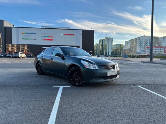 2007 Infiniti G G35 IV, чёрный - вид 2