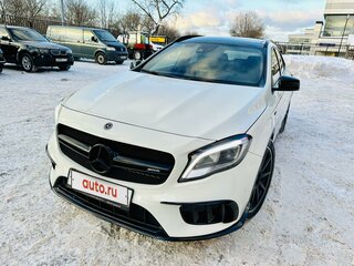 2017 Mercedes-Benz GLA AMG 45 AMG I (X156) Рестайлинг, белый, 4250000 рублей, вид 2