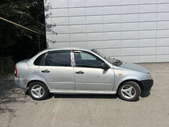 2008 Lada (ВАЗ) Kalina I, серебристый, 180000 рублей - вид 3