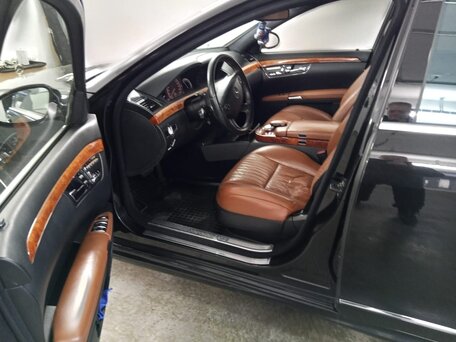 2008 Mercedes-Benz S-Класс 450 V (W221), чёрный, 1225000 рублей, вид 3