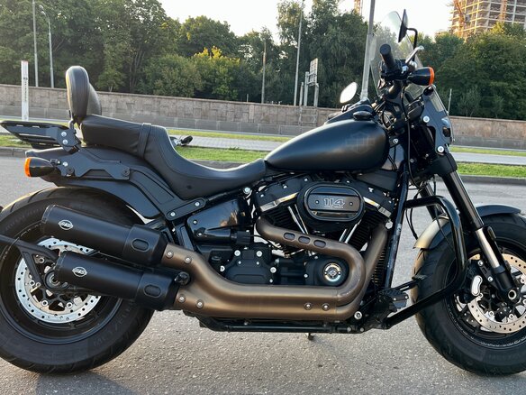 2020 Harley-Davidson Fat Bob, чёрный, 1800000 рублей - вид 5