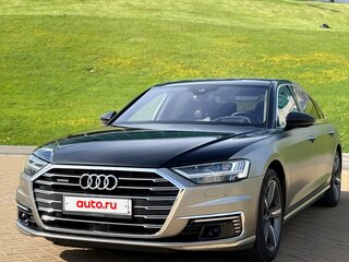 2020 Audi A8 Long 60 TFSI e IV (D5), чёрный, 6900000 рублей, вид 3