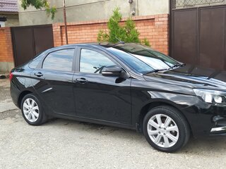 2020 Lada (ВАЗ) Vesta I, чёрный, 980000 рублей, вид 4
