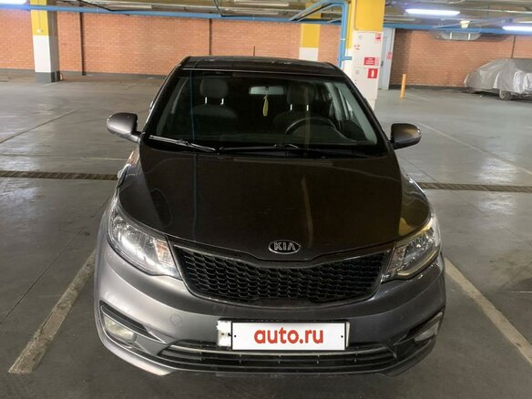 2015 Kia Rio III Рестайлинг, серый, 980000 рублей - вид 5