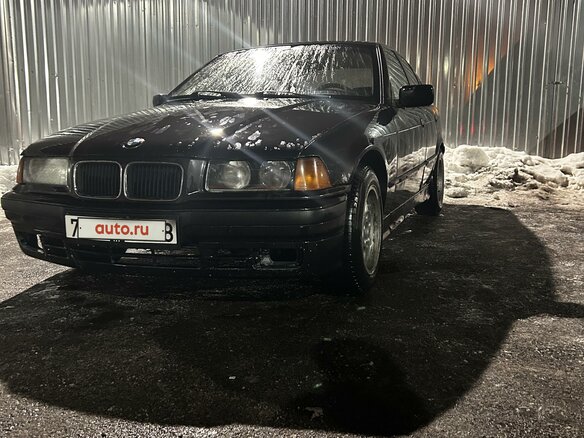 1994 BMW 3 серии 316i III (E36), чёрный, 300000 рублей - вид 1
