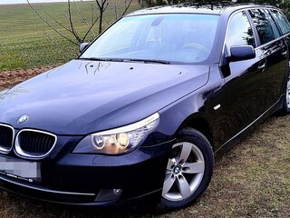 2007 BMW 5 серии 520d V (E60/E61) Рестайлинг, чёрный, 1050000 рублей, вид 4