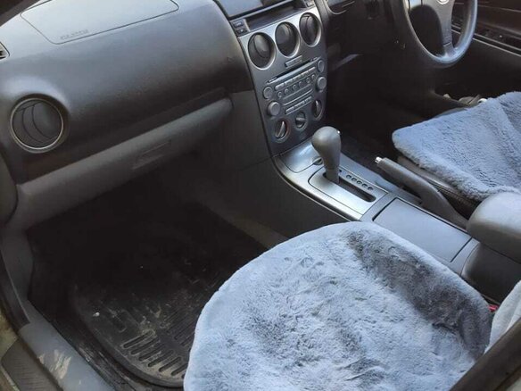 2003 Mazda 6 I (GG), серый, 320000 рублей - вид 5