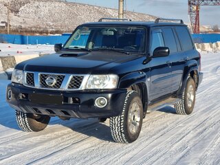 2004 Nissan Patrol V (Y61) Рестайлинг, чёрный, 2000000 рублей, вид 1