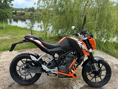 2014 KTM 200 Duke, оранжевый, 255000 рублей, вид 5